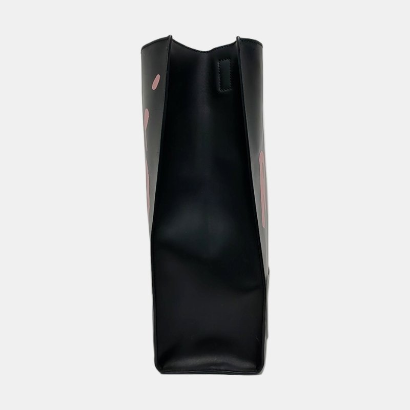 GUCCI托特包黑色牛皮印花單肩包手提包斜挎包金色五金-3