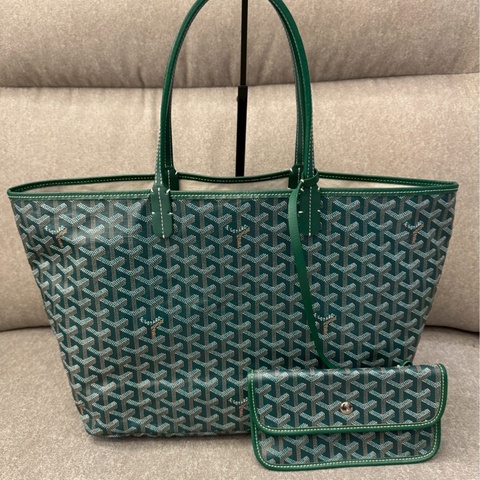 GOYARD綠色托特包pm