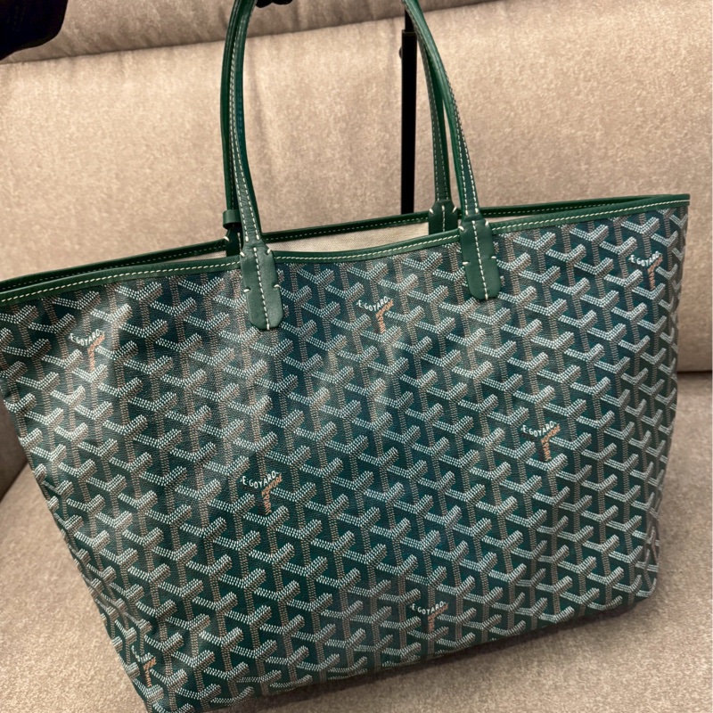 GOYARD綠色托特包pm-1