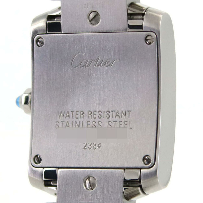 卡地亞 Tank Française SM W51008Q3 不鏽鋼石英錶-5