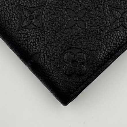 🌷LouisVuitton 黑色壓紋長夾錢包 ｜經典花紋✦fufu style 精品✦ 氣質款｜-9