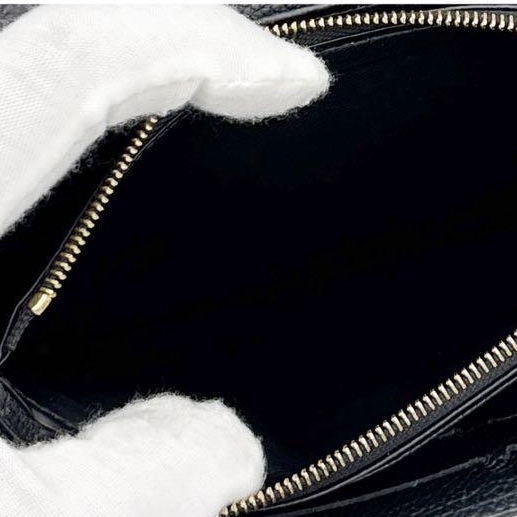 🌷LouisVuitton 黑色壓紋長夾錢包 ｜經典花紋✦fufu style 精品✦ 氣質款｜-23