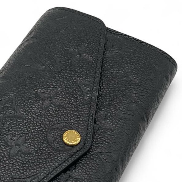 🌷LouisVuitton 黑色壓紋長夾錢包 ｜經典花紋✦fufu style 精品✦ 氣質款｜-7