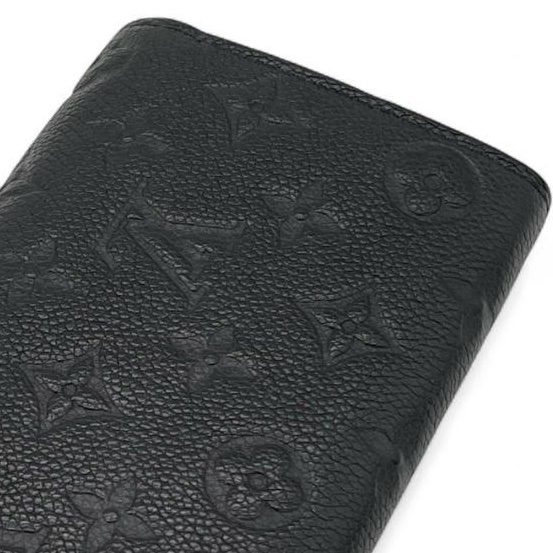 🌷LouisVuitton 黑色壓紋長夾錢包 ｜經典花紋✦fufu style 精品✦ 氣質款｜-10