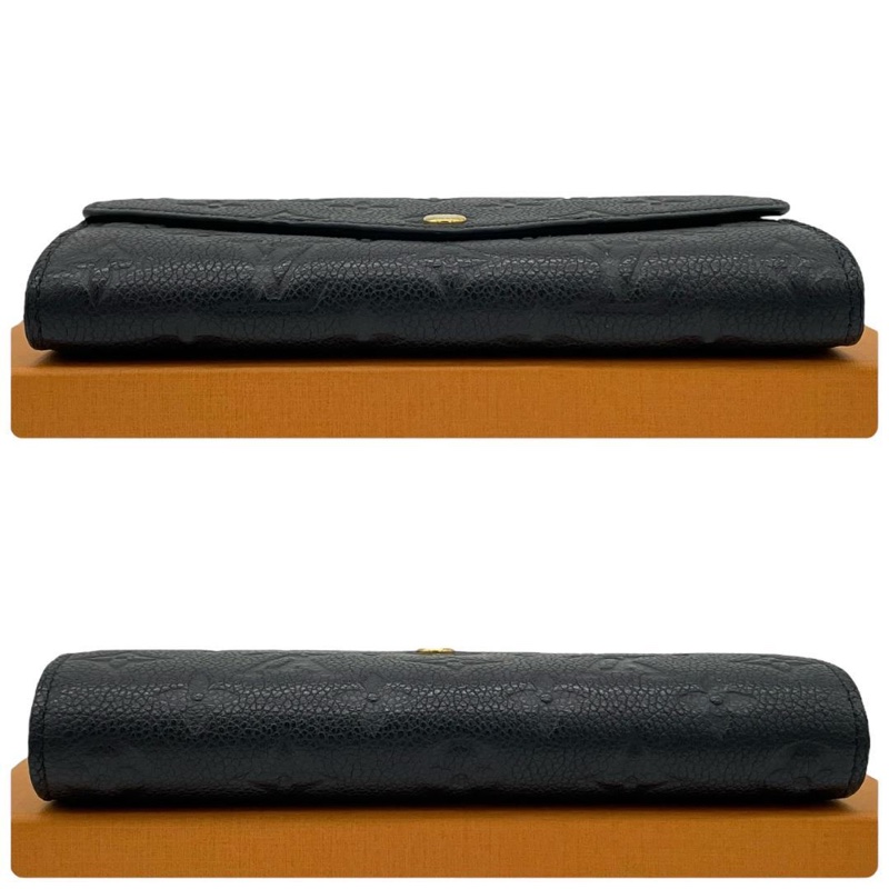 🌷LouisVuitton 黑色壓紋長夾錢包 ｜經典花紋✦fufu style 精品✦ 氣質款｜-15