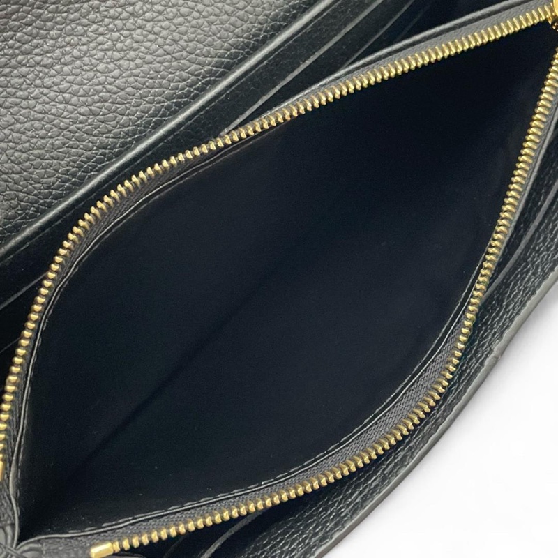 🌷LouisVuitton 黑色壓紋長夾錢包 ｜經典花紋✦fufu style 精品✦ 氣質款｜-22