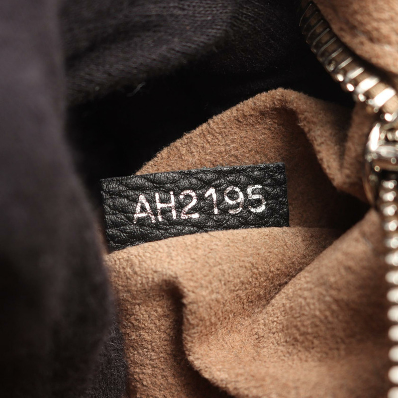 路易威登 Babylon PM 單肩手提包 M50031 Mahina 皮革黑色二手女士-4