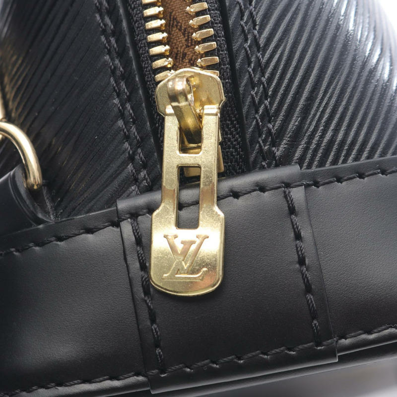 路易威登 Alma 雙肩包 M25103 Epi 皮革黑色二手女款 LV-8