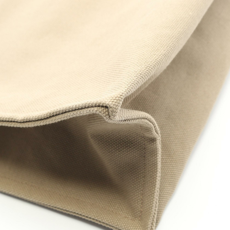 HERMES Etrivieres 購物托特包 帆布皮革 米色 marfa SHW 二手-6