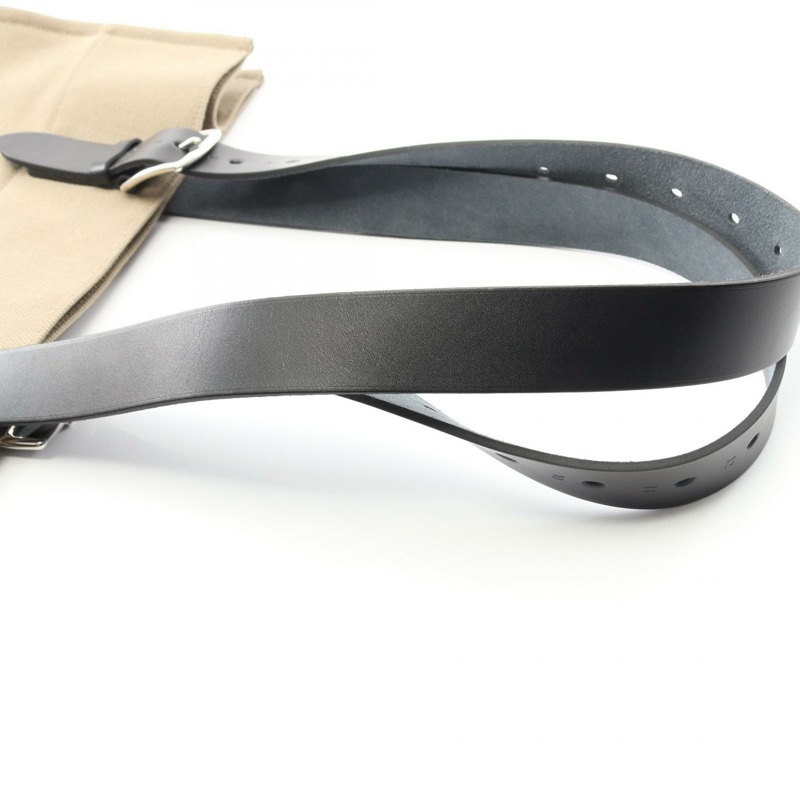 HERMES Etrivieres 購物托特包 帆布皮革 米色 marfa SHW 二手-7