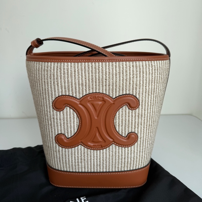 CELINE浮雕水桶包-0
