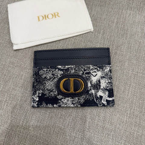 DIOR刺繡卡夾4卡