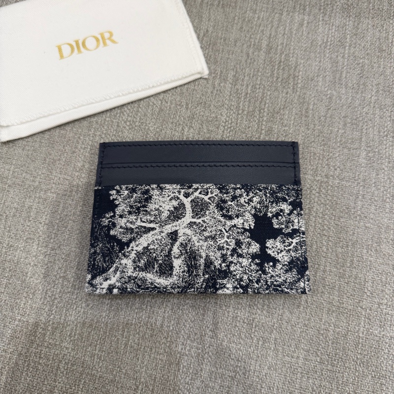 DIOR刺繡卡夾4卡-1
