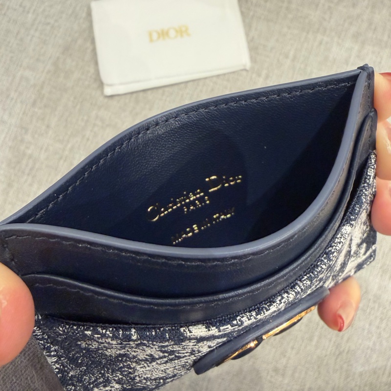 DIOR刺繡卡夾4卡-2