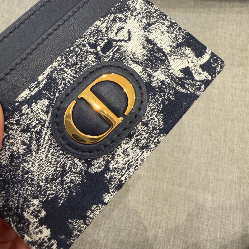 DIOR刺繡卡夾4卡-3