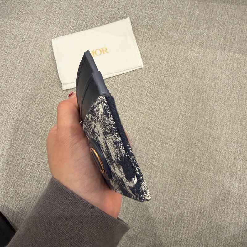 DIOR刺繡卡夾4卡-8