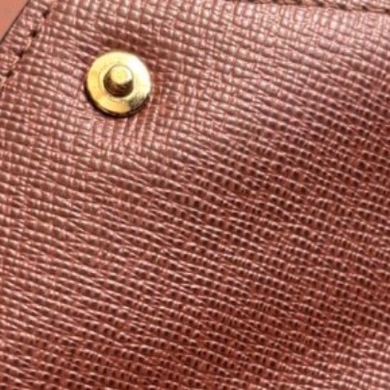 LV花紋內咖三折短夾 經典不敗款-22