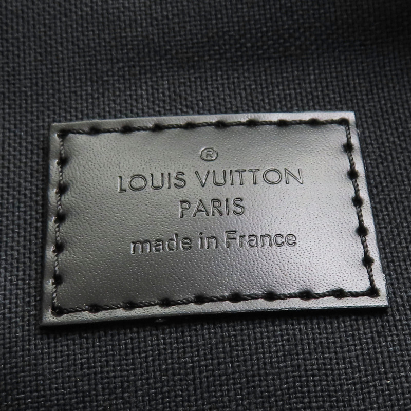黑色棋盤格 帆布 Michael 後背包【LOUIS VUITTON LV 路易威登】 N58024-8