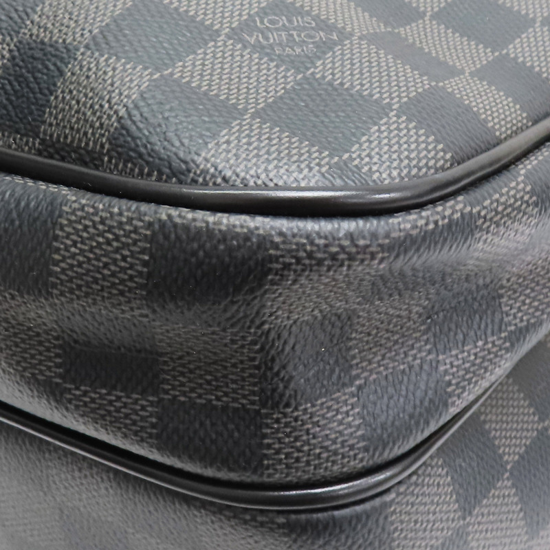 黑色棋盤格 帆布 Michael 後背包【LOUIS VUITTON LV 路易威登】 N58024-11