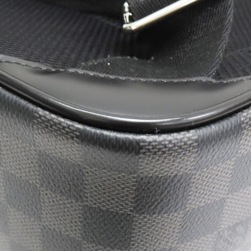 黑色棋盤格 帆布 Michael 後背包【LOUIS VUITTON LV 路易威登】 N58024-13