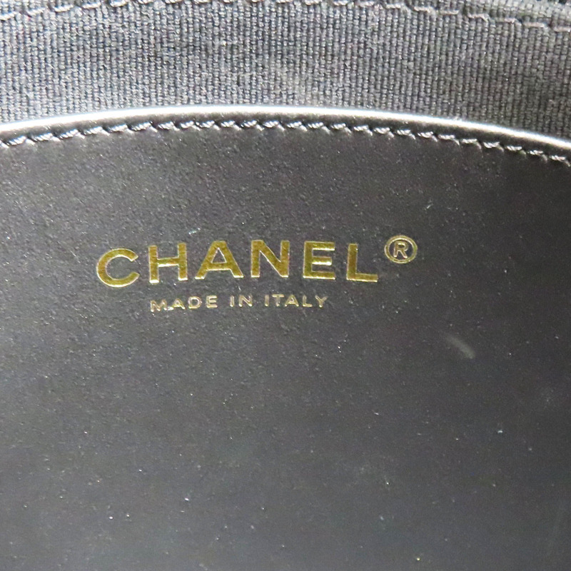 黑色 荔枝紋牛皮 後背包【CHANEL 香奈兒】 AS4490-7
