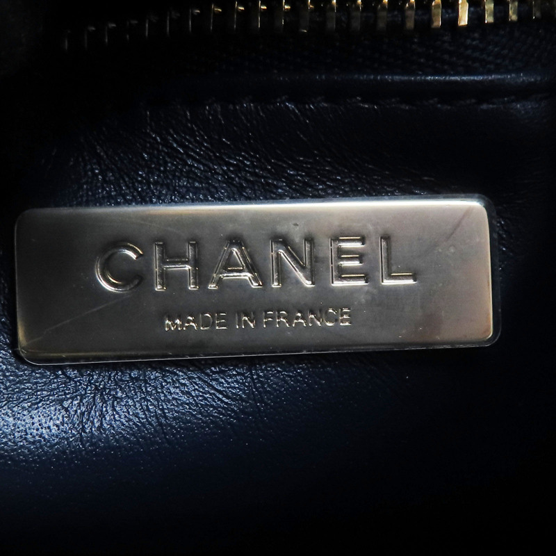 藍色 菱格紋 牛皮 31 Mini 肩背包【CHANEL 香奈兒】 AS4133-6
