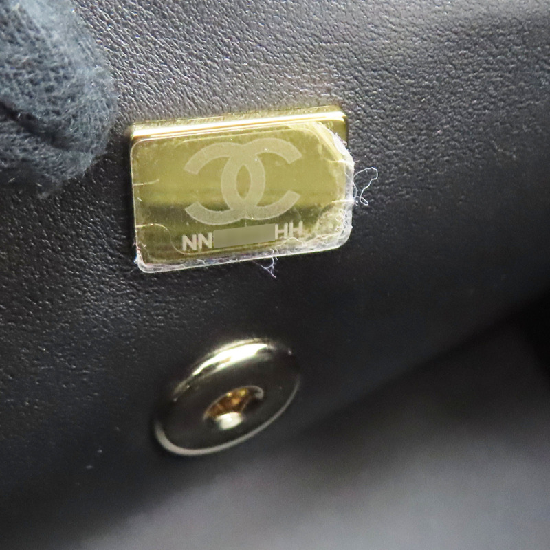 黑色 菱格紋 皮革 Top Handle 兩用包【CHANEL 香奈兒】 AS4470-8