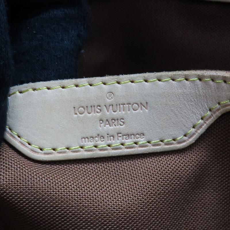棕色 原花 帆布 Palermo GM 兩用包【LOUIS VUITTON LV 路易威登】 M40146-7