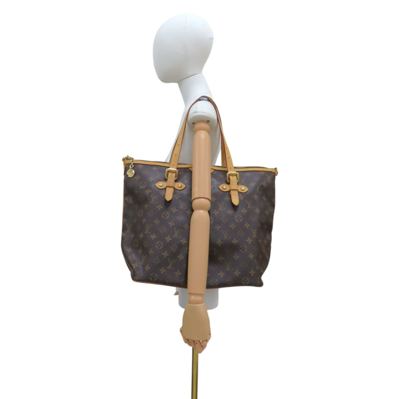 棕色 原花 帆布 Palermo GM 兩用包【LOUIS VUITTON LV 路易威登】 M40146-9