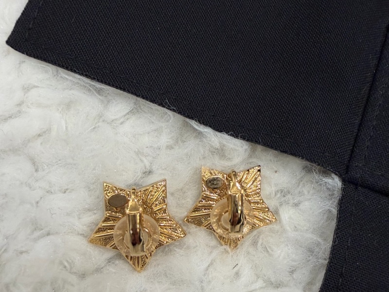 CHANEL星星夾式耳環 耳夾-7