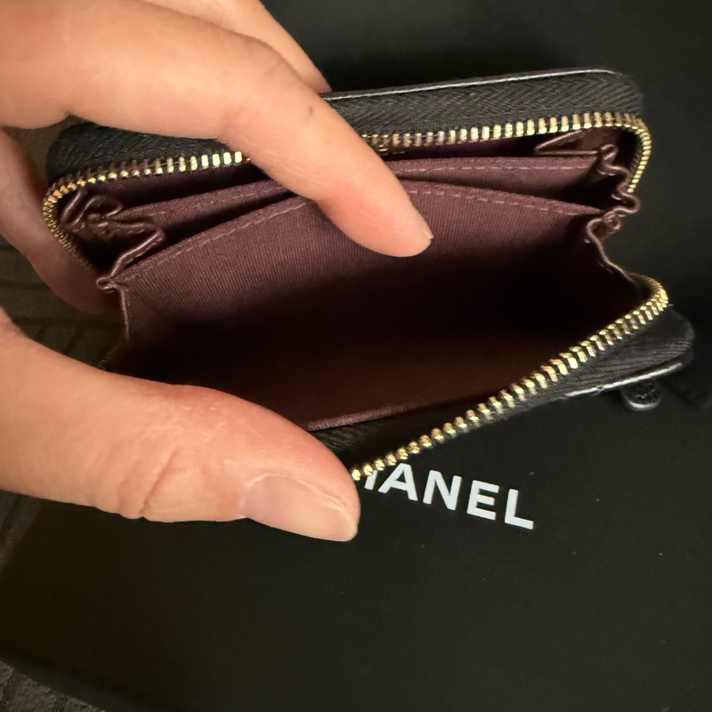 Chanel ㄇ字零錢包-9
