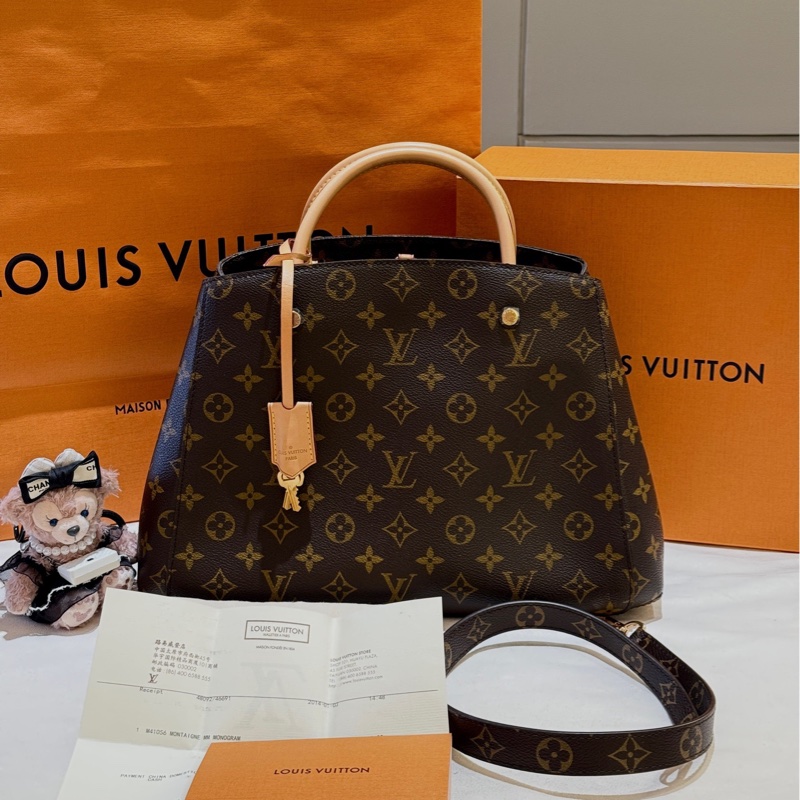 99新✨ 路易威登/Louis Vuitton 蒙田BB Monogram 33.0x 23.0-0