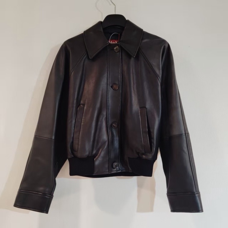 促銷品 Max Mara  -Muscari 羊皮 外套-4