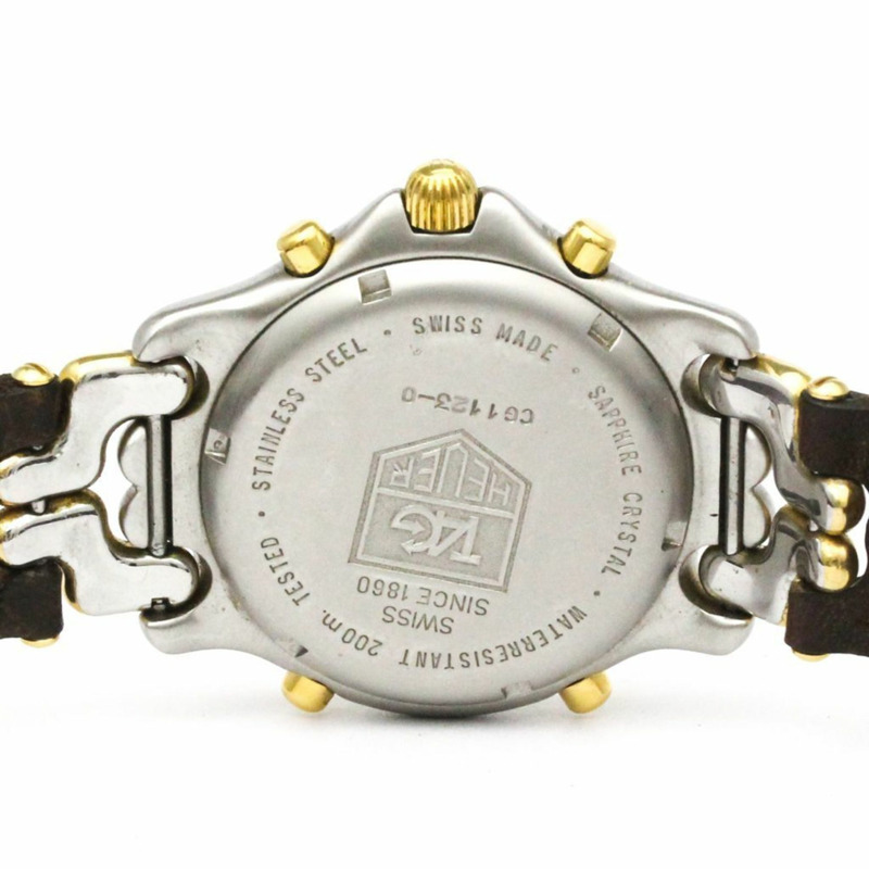 TAG HEUER SEL系列計時碼錶鍍金鋼男錶 CG1123-6