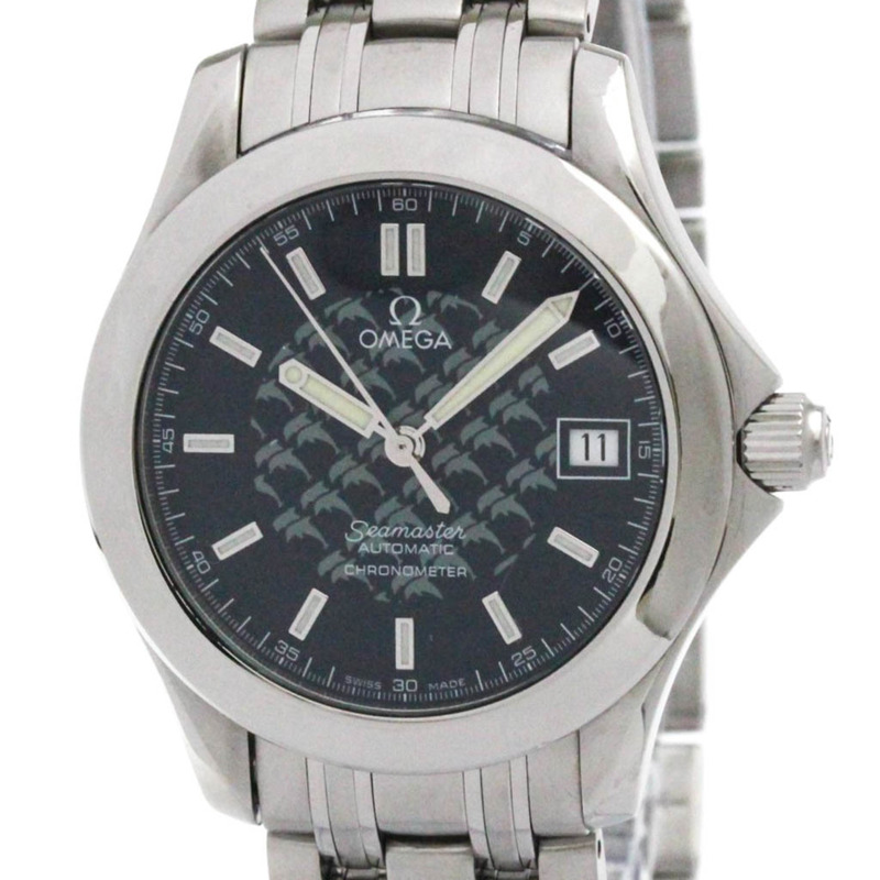 歐米茄海馬系列120米雅克馬約爾自動腕錶 2500.80 拋光款-0