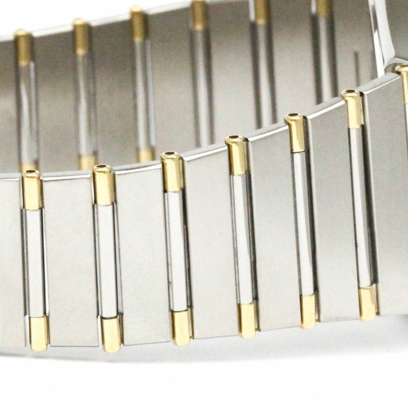 歐米茄星座系列18K金精鋼石英男士腕錶396.1070拋光款-6