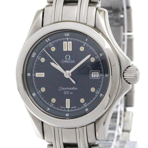 歐米茄海馬系列120公尺精鋼石英女錶 2571.80 拋光款