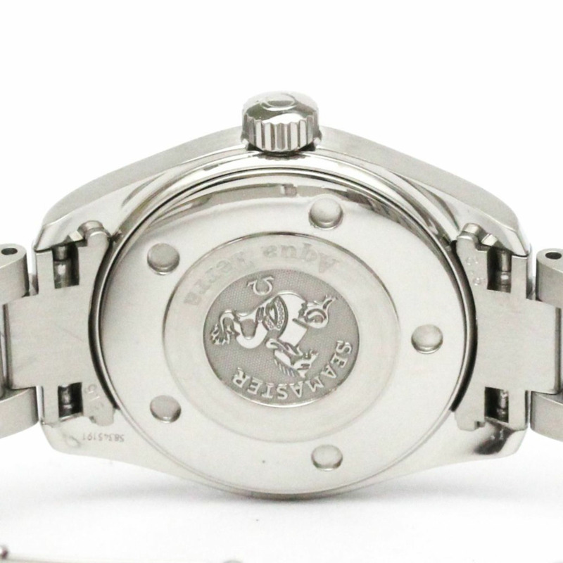 歐米茄海馬系列Aqua Terra精鋼石英女錶2577.80拋光款-5