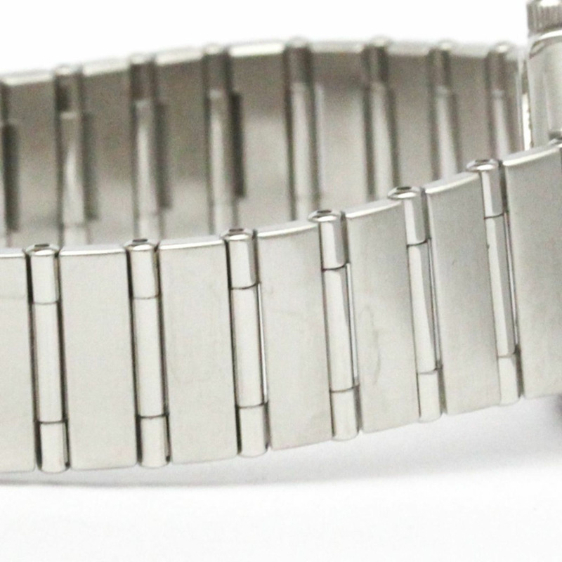 歐米茄星座系列鑽石珍珠母貝錶盤精鋼女士石英腕錶 1476.61 拋光-7