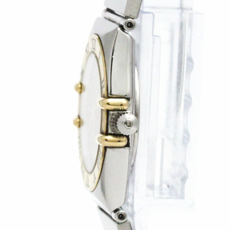 歐米茄星座系列18K金精鋼女錶795.1080拋光款-3