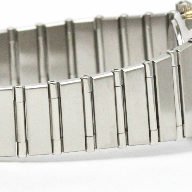 歐米茄星座系列18K金精鋼女錶795.1080拋光款-7