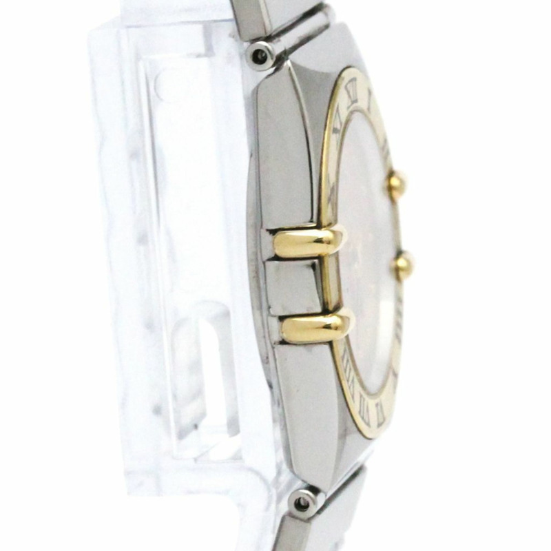 歐米茄星座系列18K金精鋼女錶795.1080拋光款-8