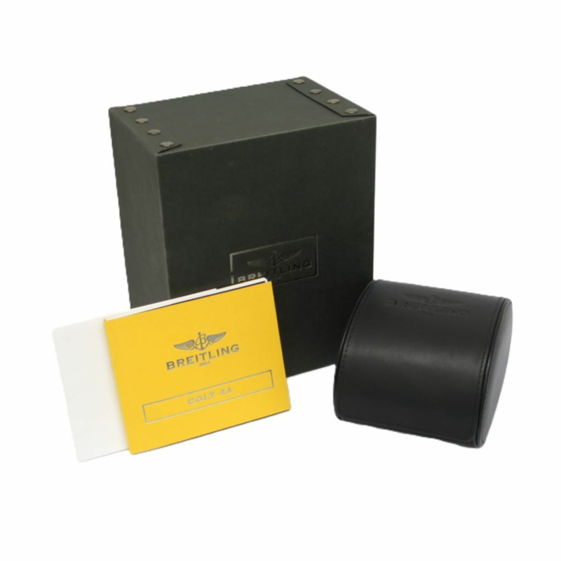 百年靈 Colt 44 不鏽鋼石英男錶 A74387 拋光-5