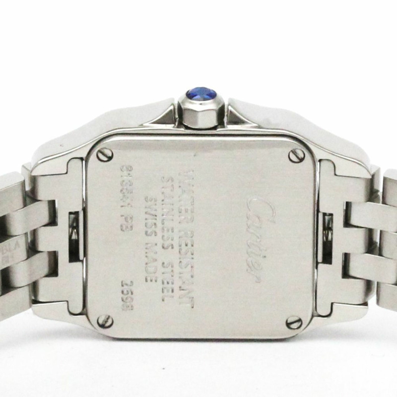 卡地亞 Santos Demoiselle 精鋼石英女錶 W25064Z5 拋光-5