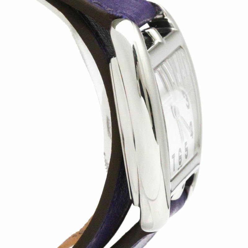 愛馬仕 Capecod 雙圈精鋼石英女士腕錶 CT1.210 拋光-8