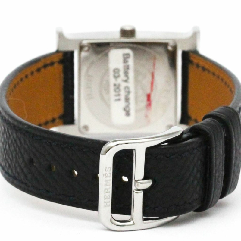 愛馬仕 H 系列女士腕錶，精鋼錶帶，石英錶殼，型號 HH1.210，全新未使用-4