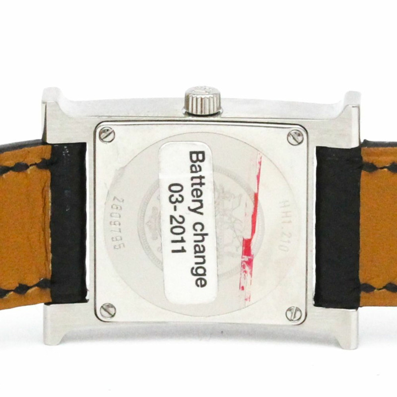 愛馬仕 H 系列女士腕錶，精鋼錶帶，石英錶殼，型號 HH1.210，全新未使用-6