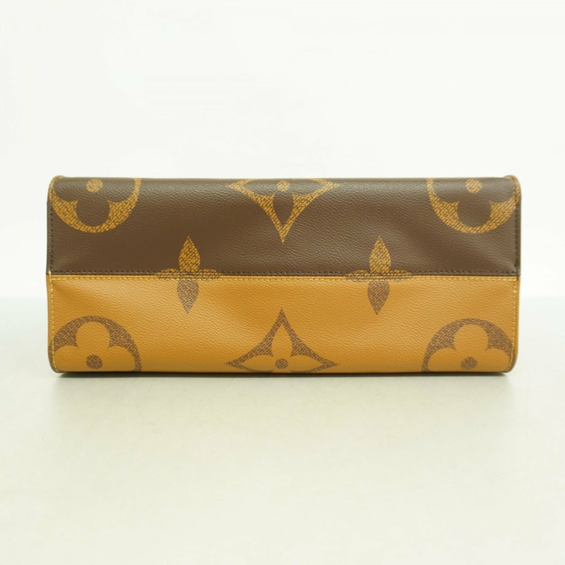 路易威登 Monogram Giant Reverse On-the-Go MM 手提包 M45039 棕色 2-Way 女士款-2
