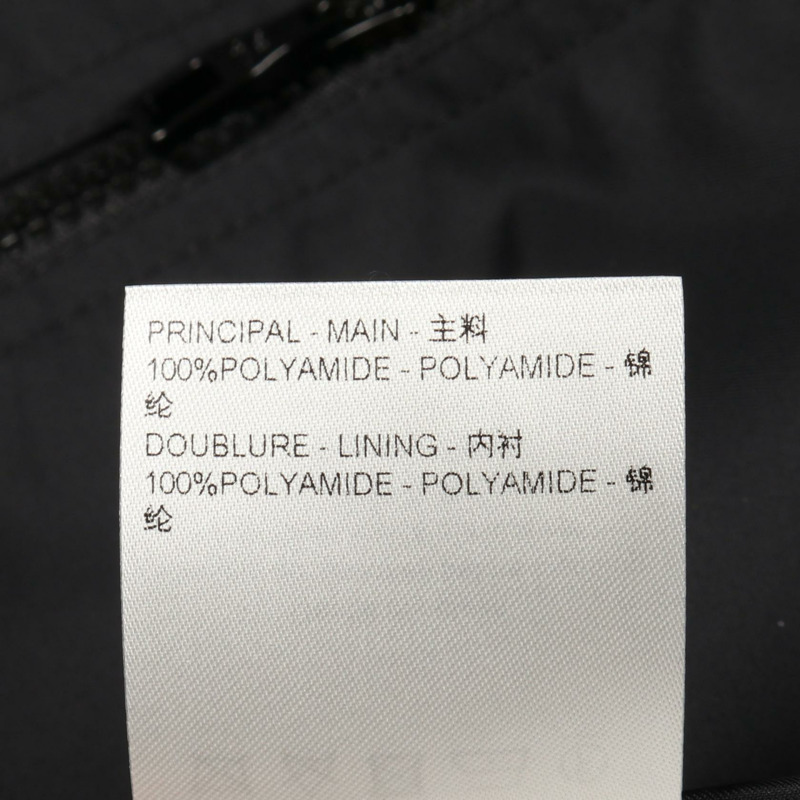 路易威登 Monogram 雙面拉鍊連帽衫，尼龍材質，黑色，二手男款 50-4
