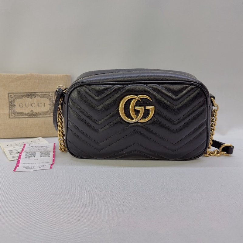 GUCCI GG Marmont拉鍊相機包-0